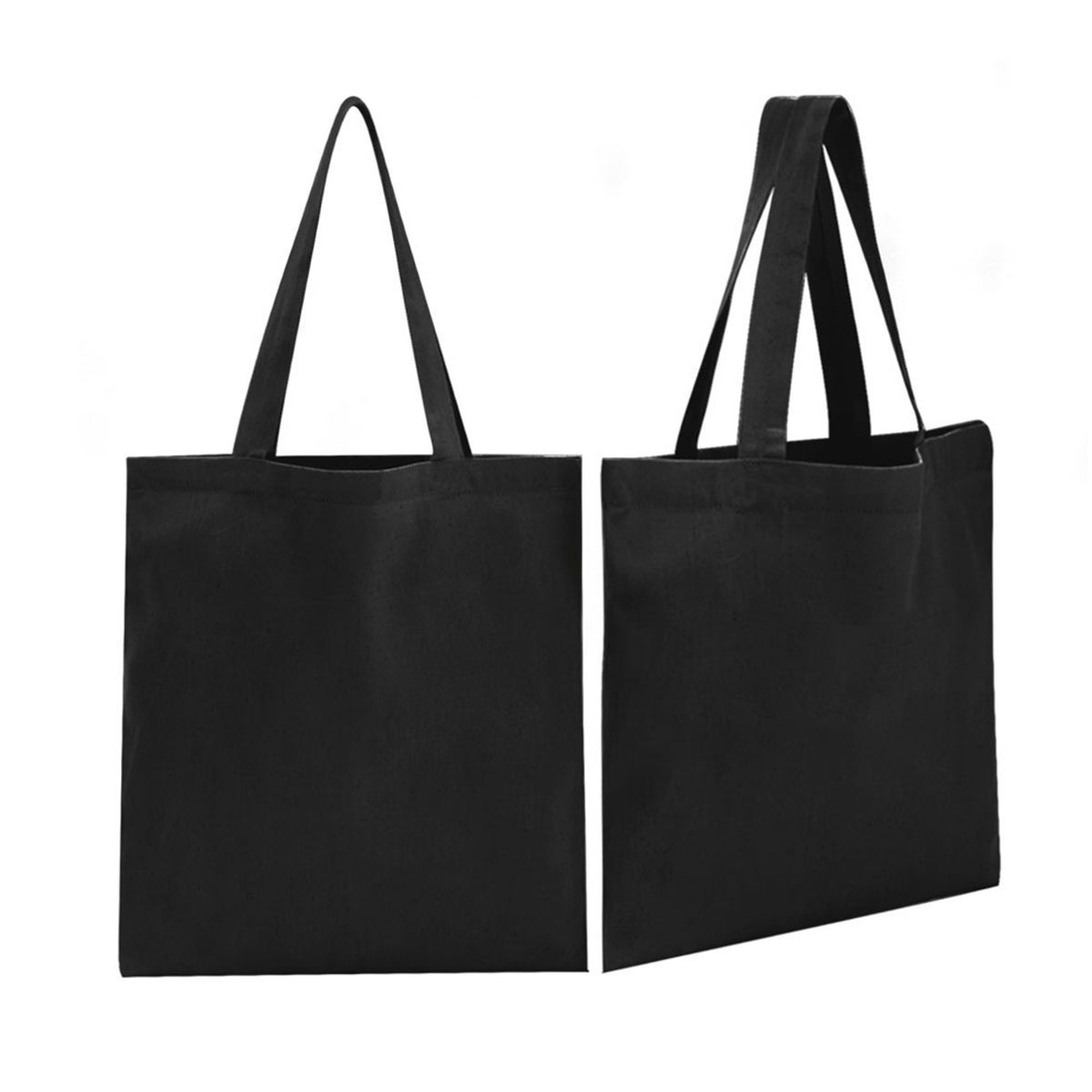 A4 Canvas Tote Bag (Black) | EasyPrint Singapore