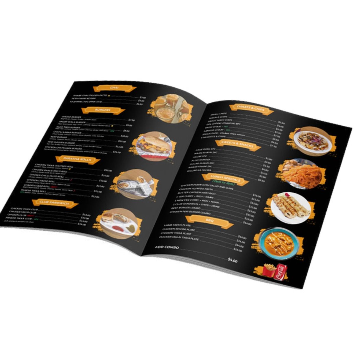 Menu Book Open Menu Book | EasyPrint Singapore