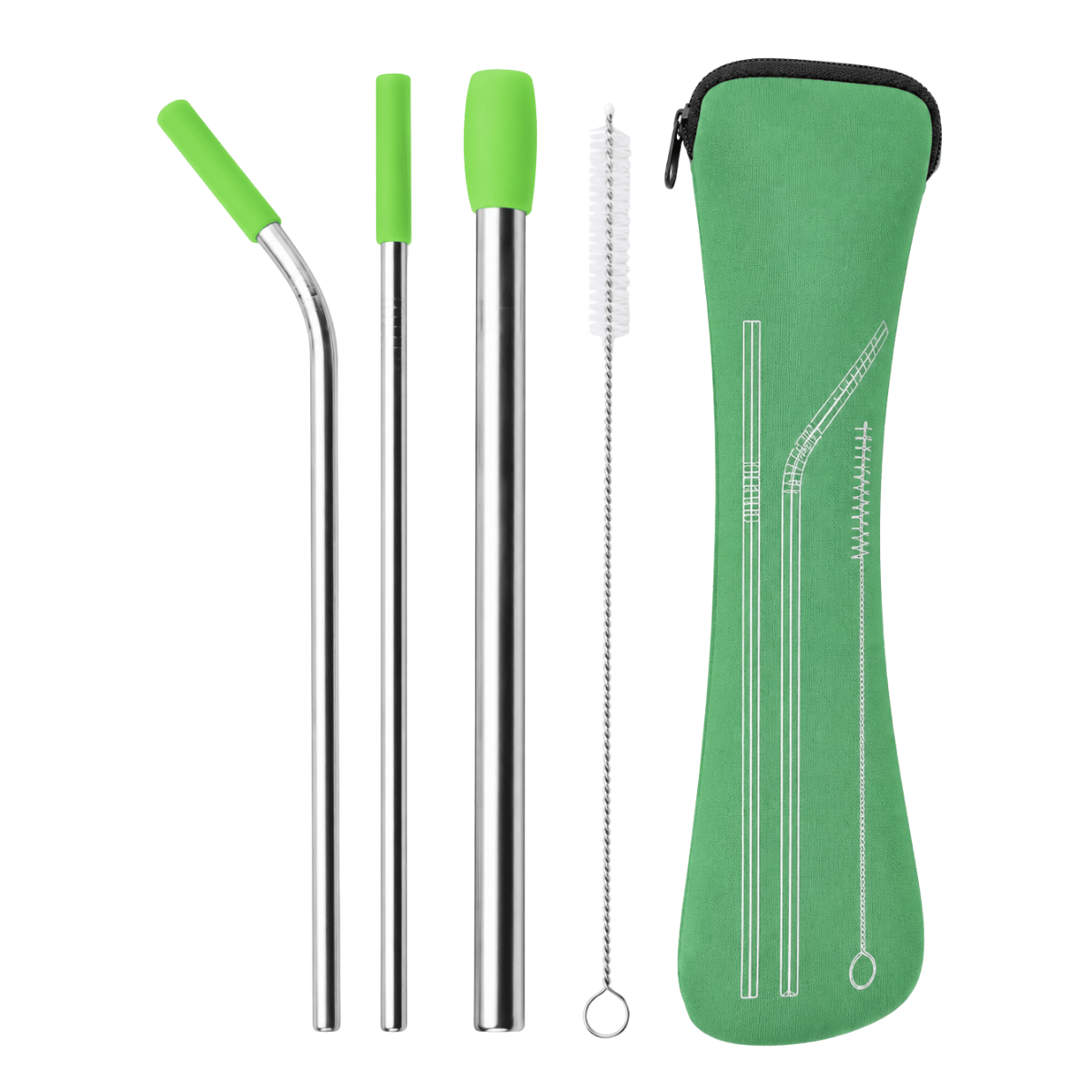 Straw Set with Pouch | EasyPrint Singapore