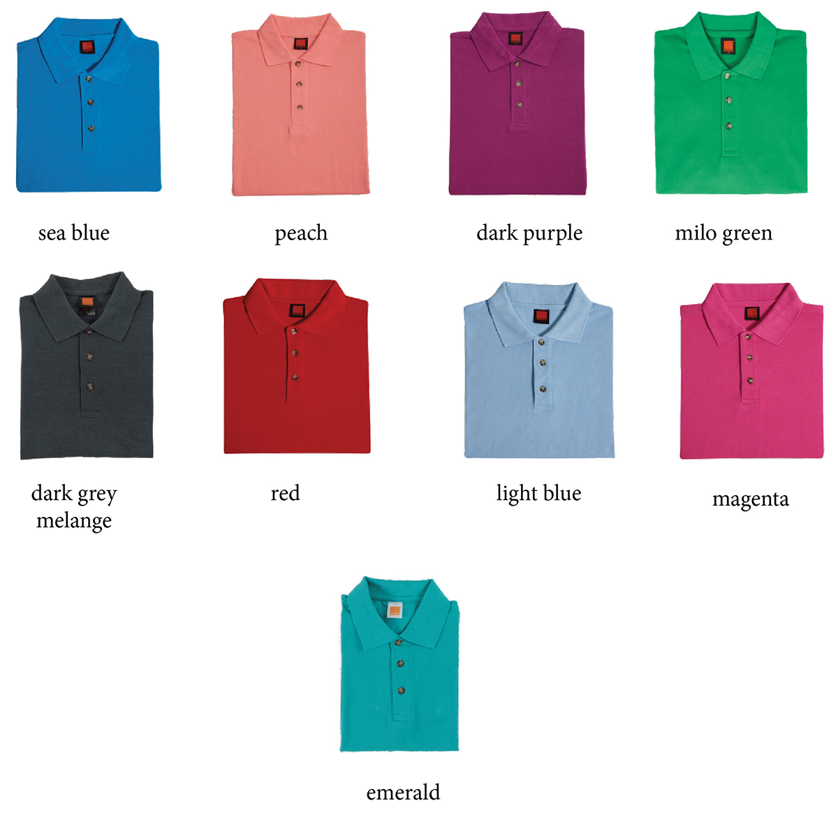 cotton polo shirt colours 2